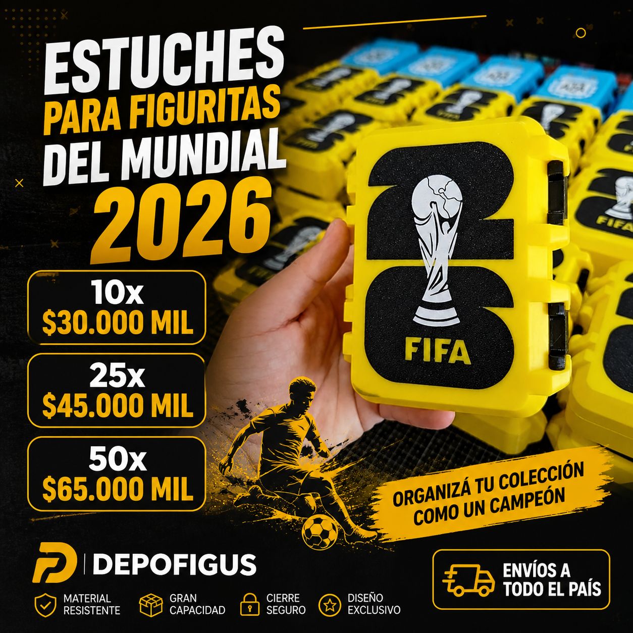 Estuches para Figuritas