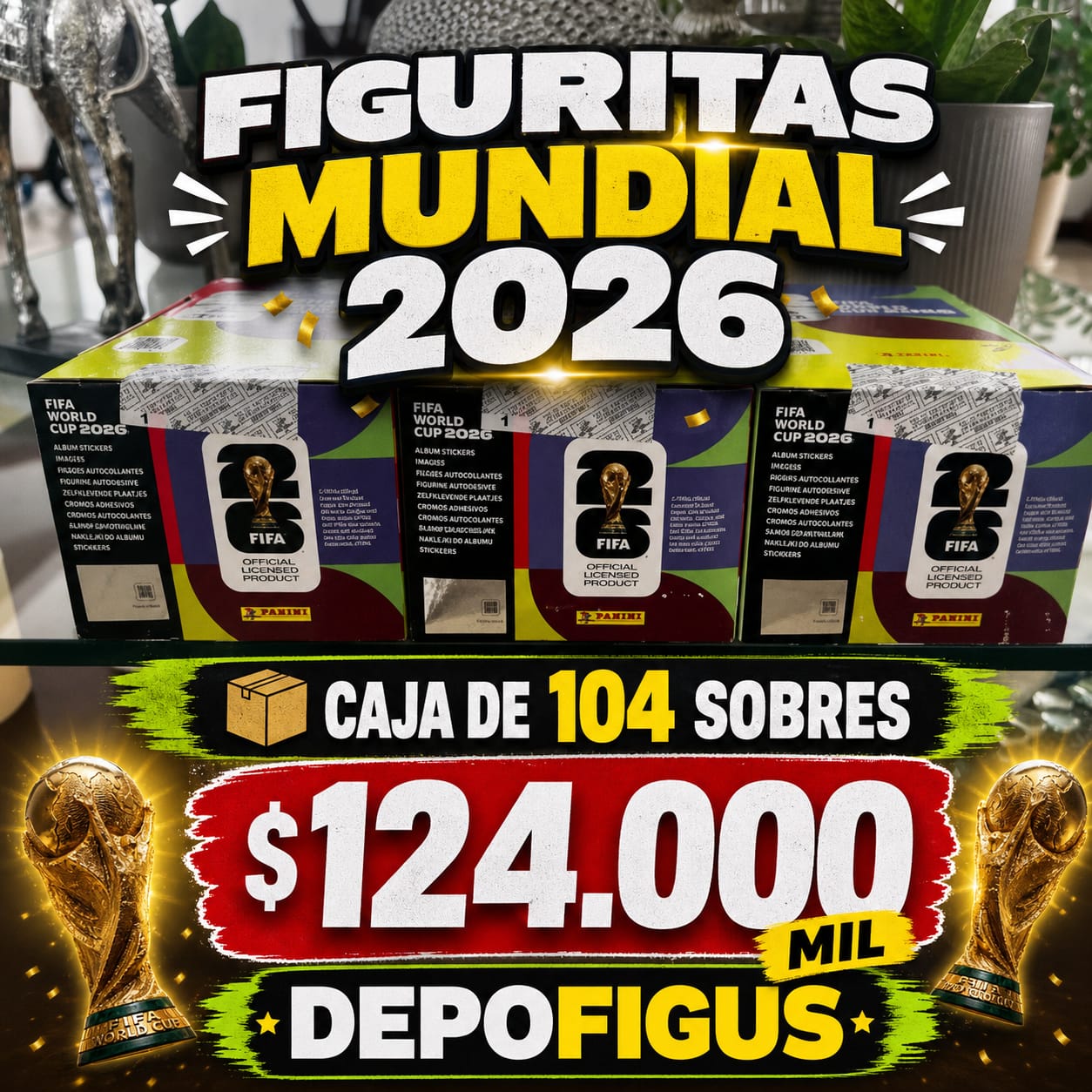 Caja Oficial x104 Sobres
