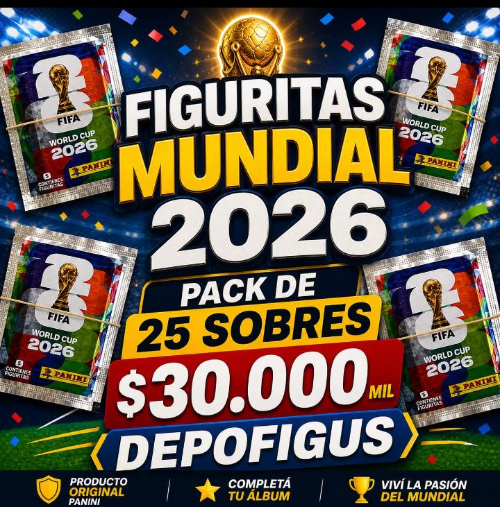 Figuritas Oficiales Mundial 2026